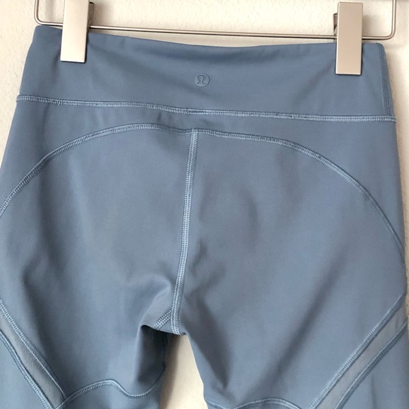Lululemon Mesh Inset Cropped Leggings - Picture 9 of 14